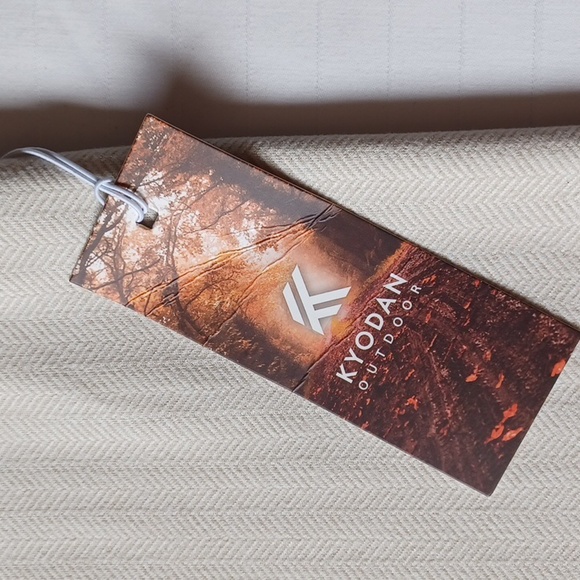 Kyodan Outdoor Cream Herringbone Leggings NEW-Sz. XL - Picture 2 of 9